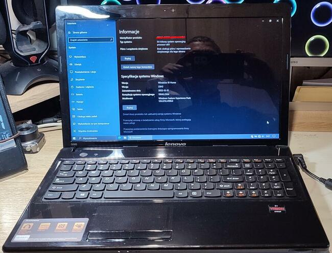 Laptop Lenovo G585 15,6 AMD E1-1200,4 GB/500 GB