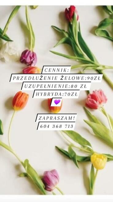 Paznokcie żel, hybryda.