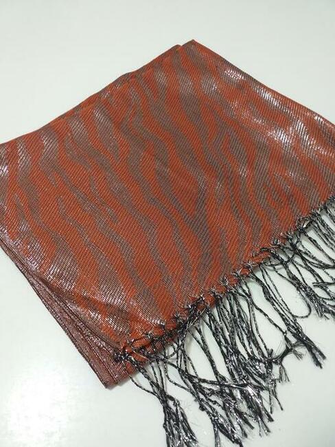Szal turecki w kolorze cegły, do sprzedania