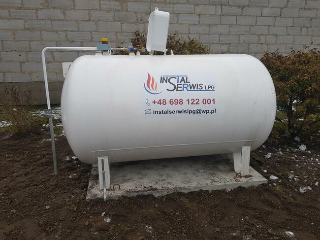 Zbiornik na gaz płynny LPG 2700L /3700L / 4850L / 6400L nazi