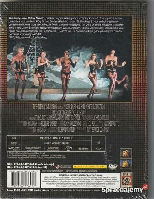 Tthe rocky horror picture show Musical DVD