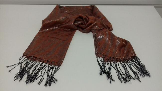 Szal turecki w kolorze cegły, do sprzedania