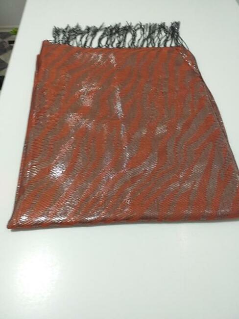 Szal turecki w kolorze cegły, do sprzedania
