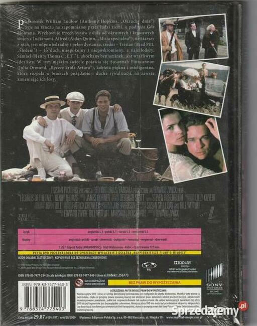 WICHRY NAMIĘTNOŚCI DVD