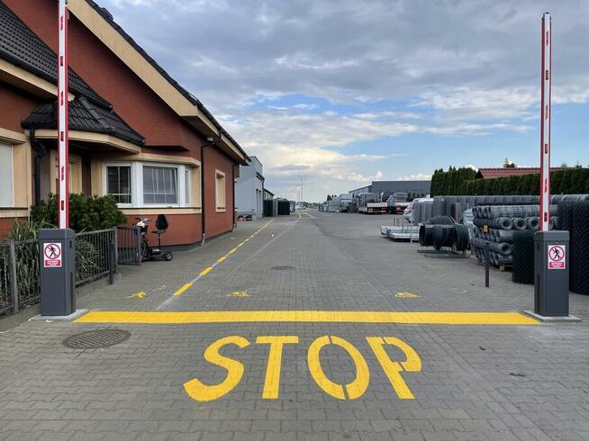 Oznakowanie poziome, pasów, hal, magazynów, parkingu Poznań