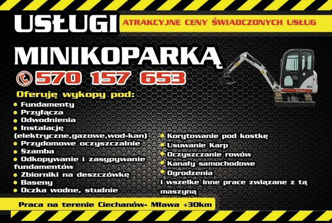 Usługi Minikoparką