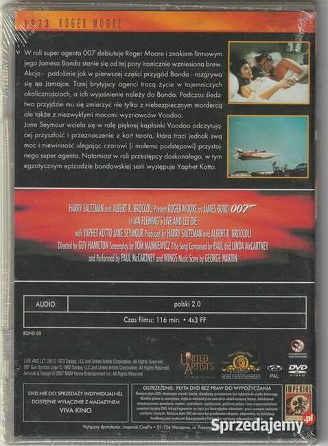 Bond 007 - Żyj i pozwól umrzeć