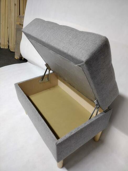 Pufa tapicerowana premium, skrzynia otwierana, producent