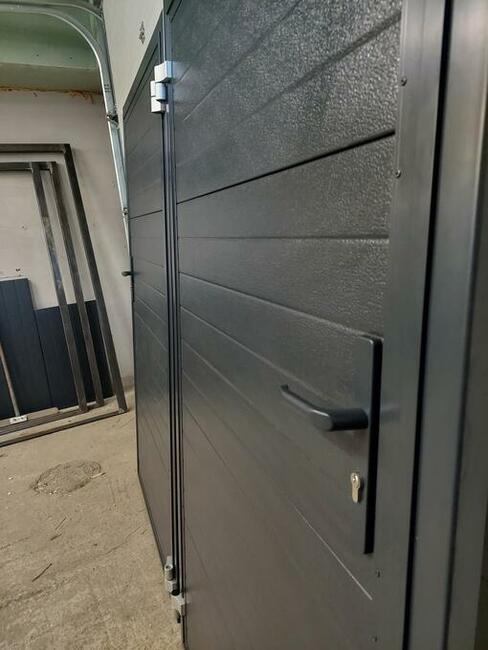 Drzwi techniczne 1000x1990 kolor antracyt ( RAL 7016 )