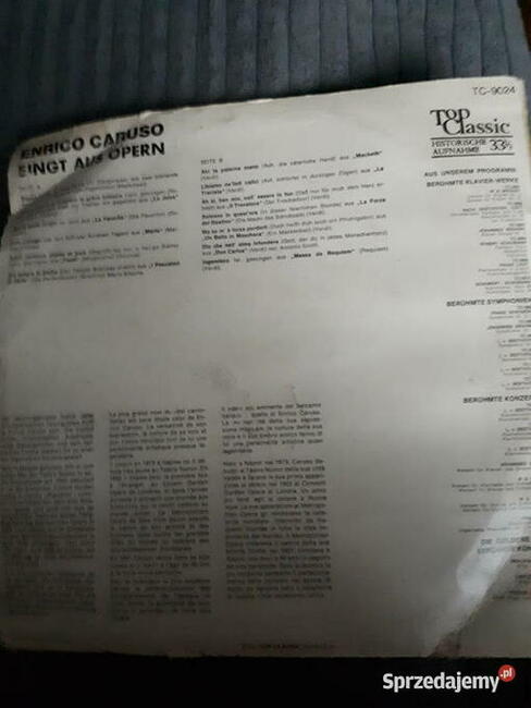 Enrico Caruso Singt Aus Opern