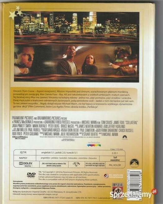 ZAKŁADNIK Tom Cruise DVD