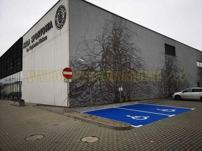 Oznakowanie poziome, pasów, hal, magazynów, parkingu Poznań