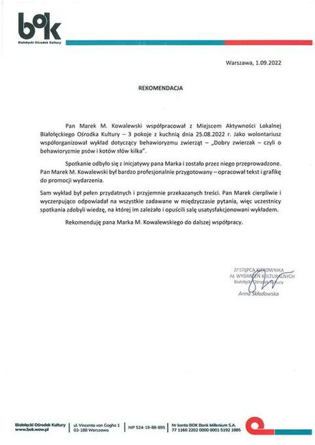 Zoopsycholog / Behawiorysta | Pies / Kot | Promocja!