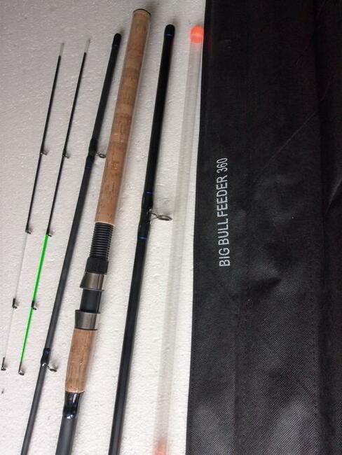 Lekki, wytrzymały, węglowy feeder 3,60m 50-150g