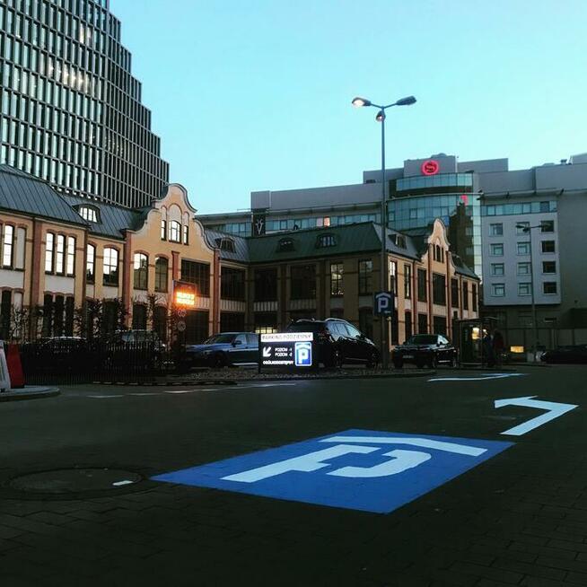 Oznakowanie poziome, pasów, hal, magazynów, parkingu Poznań