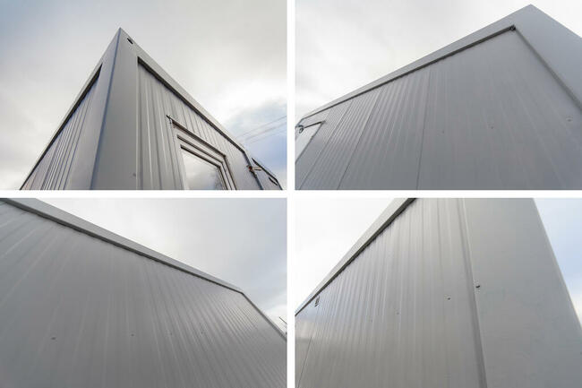 DUŻY Kontener mieszkalny socjalny pawilon biurowy klimatyzac