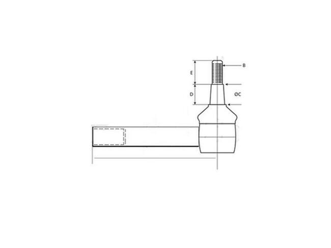 Przegub Kulowy Valtra , Merlo, Case V31952500