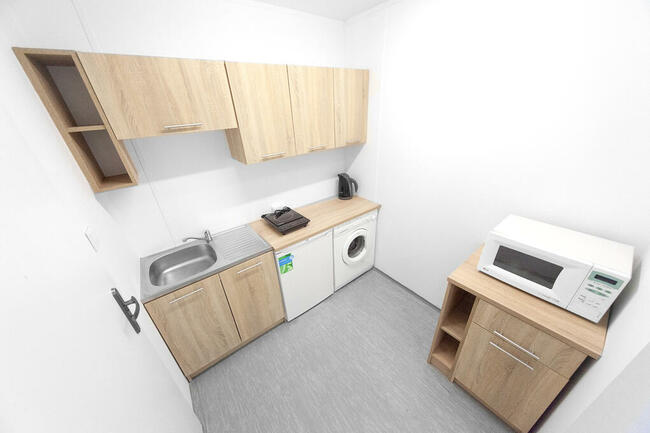 DUŻY Kontener mieszkalny socjalny pawilon biurowy klimatyzac