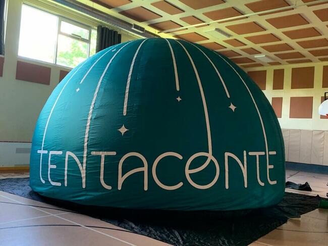 Przenośne planetarium, nadmuchiwane kopuły, biznes pod klucz