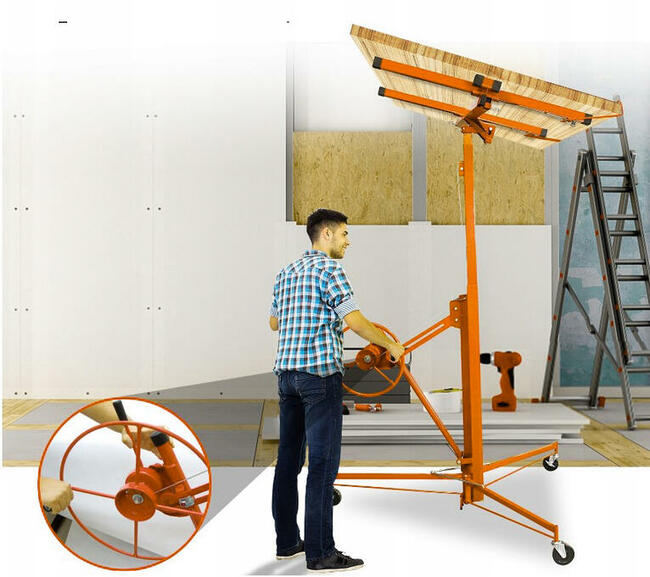 Podnośnik profesjonalny winda do płyt płyty g-k OSB OLX