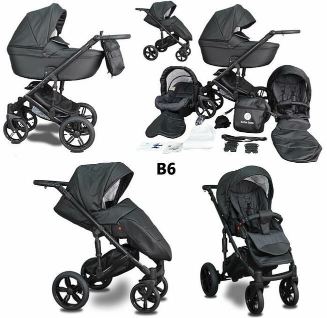 Wózek Dziecięcy Berco 4w1 Fotelik Samochodowy BAZA ISOFIX