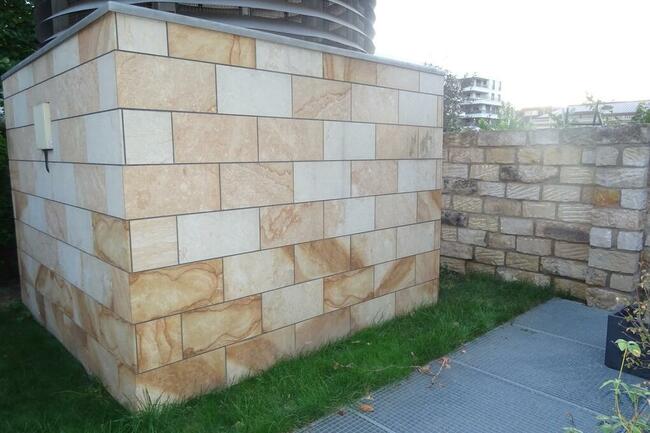 Płyty płytki na ścianę elewację fasadę piaskowiec