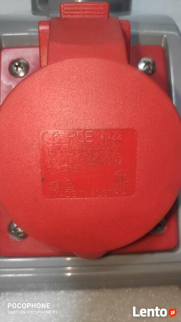 Gniazdo Elektryczne hermetyczne Pce szary PCE Gniazdo 400V