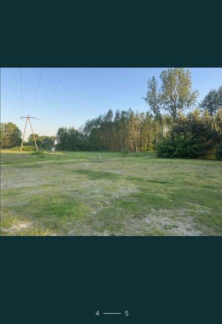 Działka niedaleko jeziora