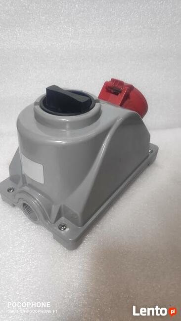 Gniazdo Elektryczne hermetyczne Pce szary PCE Gniazdo 400V