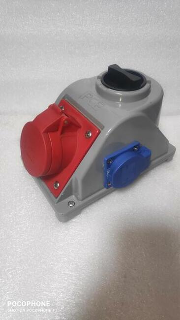 Gniazdo Elektryczne hermetyczne Pce szary PCE Gniazdo 400V