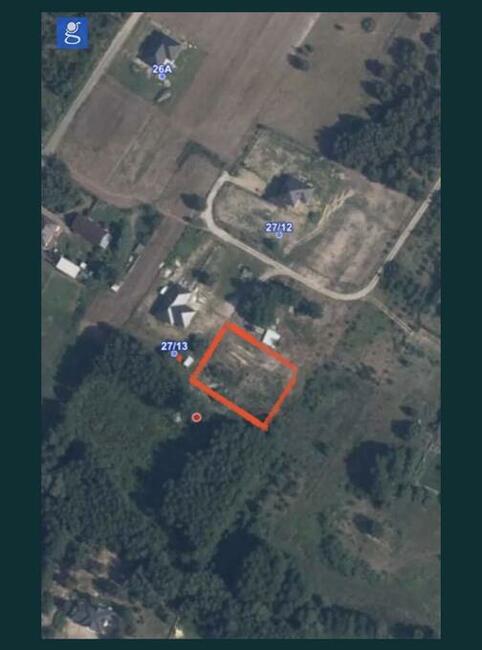 Działka niedaleko jeziora