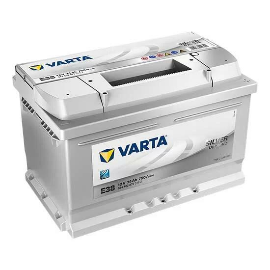 Akumulator VARTA 74Ah 750A EN Silver Dynamic E38