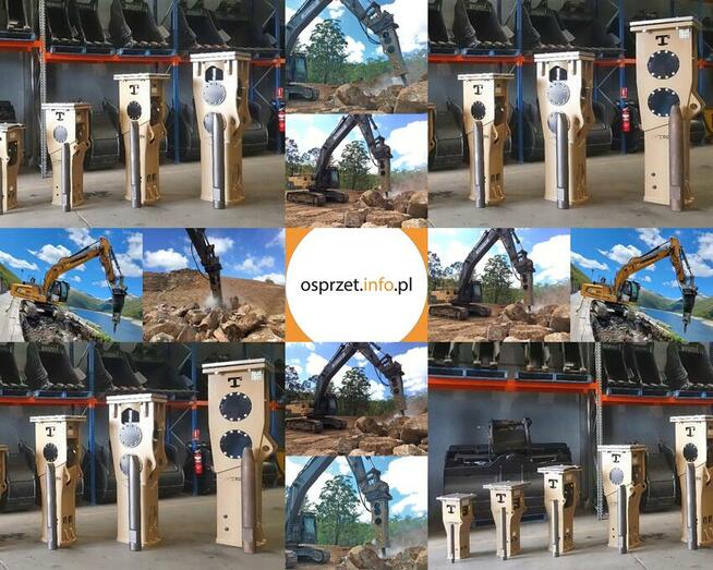 Młot wyburzeniowy TECNA - T60H hydrauliczny, do koparki