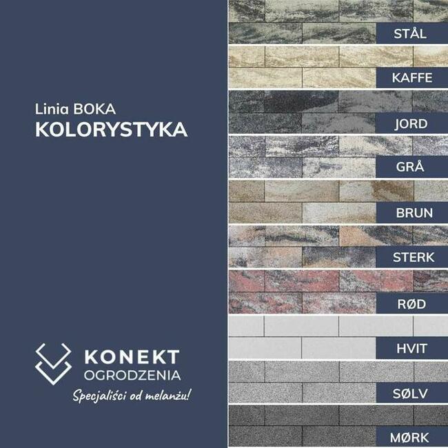 Bloczki ogrodzeniowe KONEKT różne kolory KURIER cała Polska
