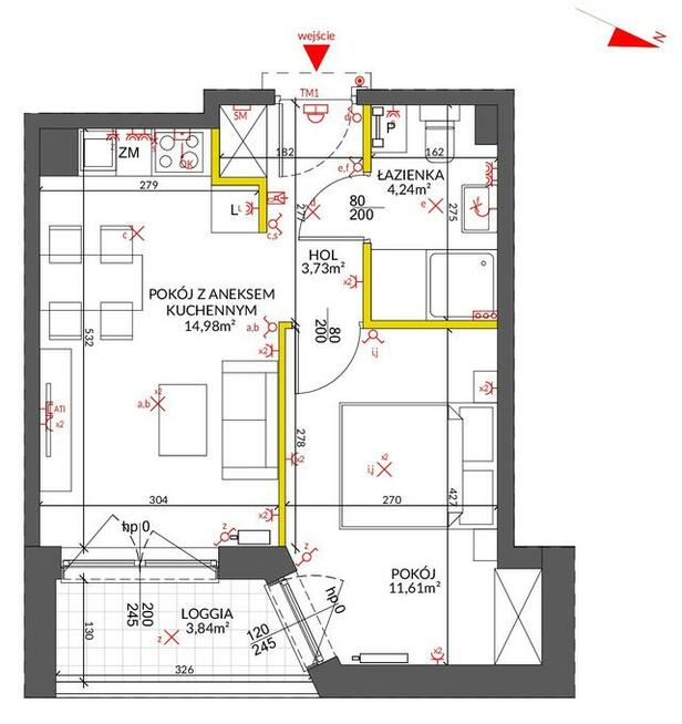 Mieszkanie 2 pokoje 35,5 m2 Białołęka przy Trasie Toruńskiej