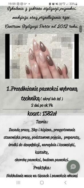 Kurs paznokcie Pruszków Porto