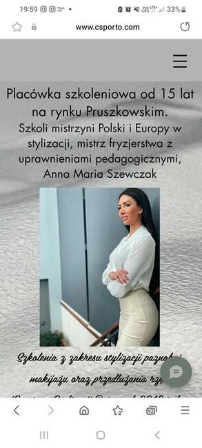 Kurs paznokcie Pruszków Porto