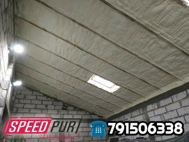 Piana PUR Ocieplanie Poddasze Wiązary Dach Strop SpeedPur