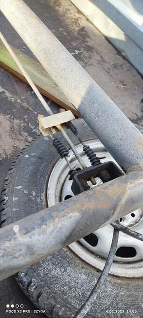 Os hamowana 140x260 zaczep koła mocna pod pakę