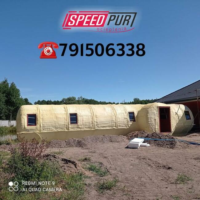 Piana PUR Ocieplanie Poddasze Wiązary Dach Strop SpeedPur