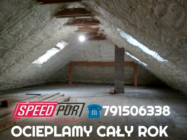 Piana PUR Ocieplanie Poddasze Wiązary Dach Strop SpeedPur