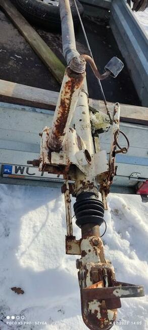 Os hamowana 140x260 zaczep koła mocna pod pakę