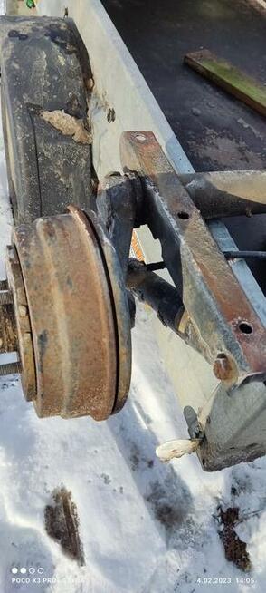 Os hamowana 140x260 zaczep koła mocna pod pakę