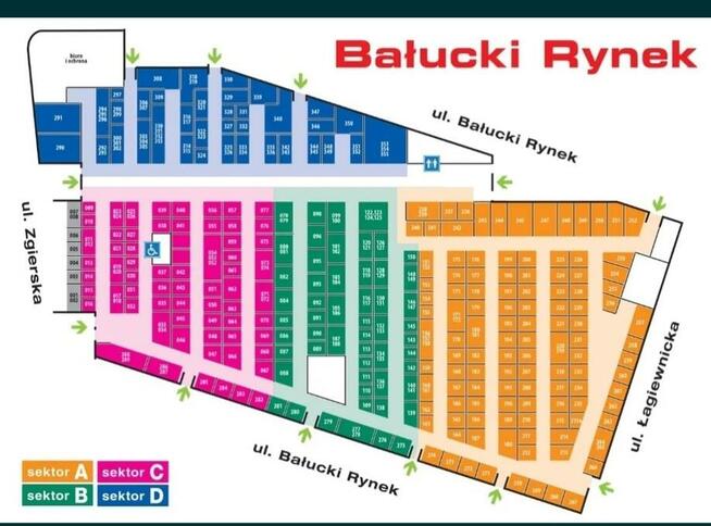 Lokal handlowo-uslugowy Łódź Bałucki rynek