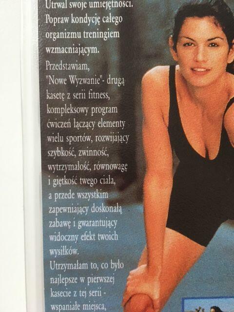 Zestaw ćwiczeń fitness Cindy Crawford VHS