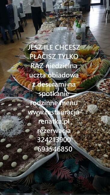 JESZ ILE CHCESZ niedziela obiad-SZWEDZKI STÓŁ Rybnik-RENATKA