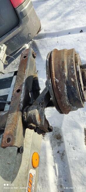 Os hamowana 140x260 zaczep koła mocna pod pakę