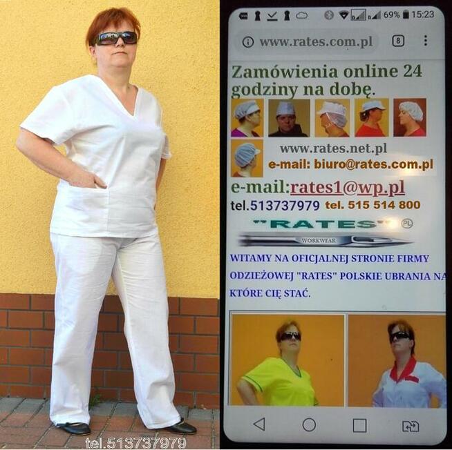 Fartuchy Laboratoryjne i Medyczne firmy RATES.pl