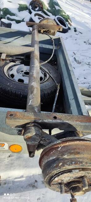 Os hamowana 140x260 zaczep koła mocna pod pakę