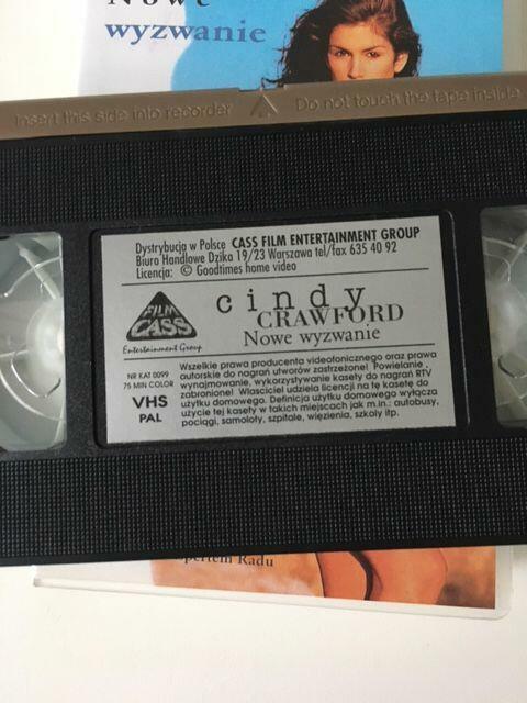 Zestaw ćwiczeń fitness Cindy Crawford VHS